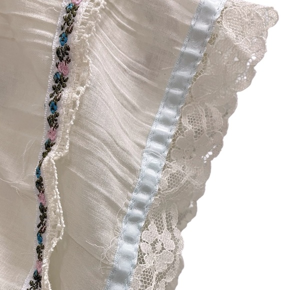 Vintage GUNNE SAX Ruffle Lace Maxi Dress Size 5 - Picture 4 of 16